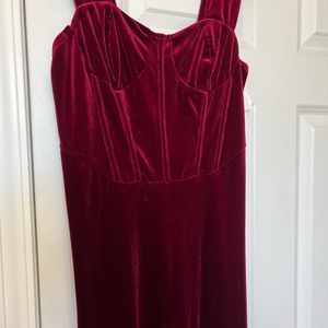 Medium velvet jumpsuit